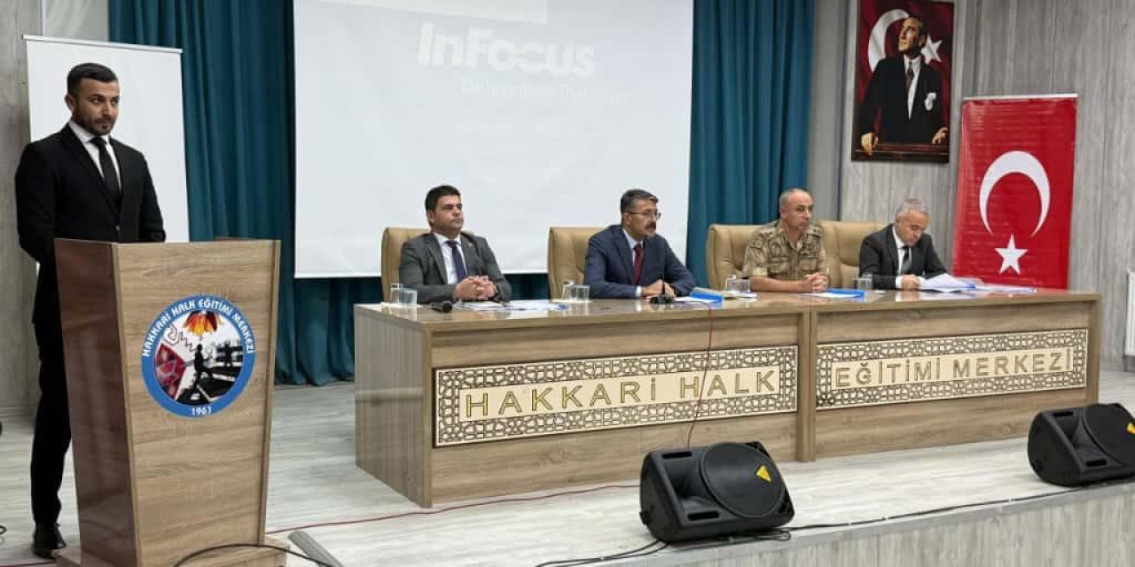 Hakkâri’de güvenli eğitim yılı için tedbir toplantısı