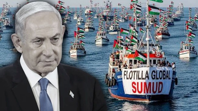 İsrail, Sumud Filosu'na saldırdı: Gözaltılar var