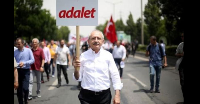 'Adalet Yürüyüşü'nün 7'nci günü