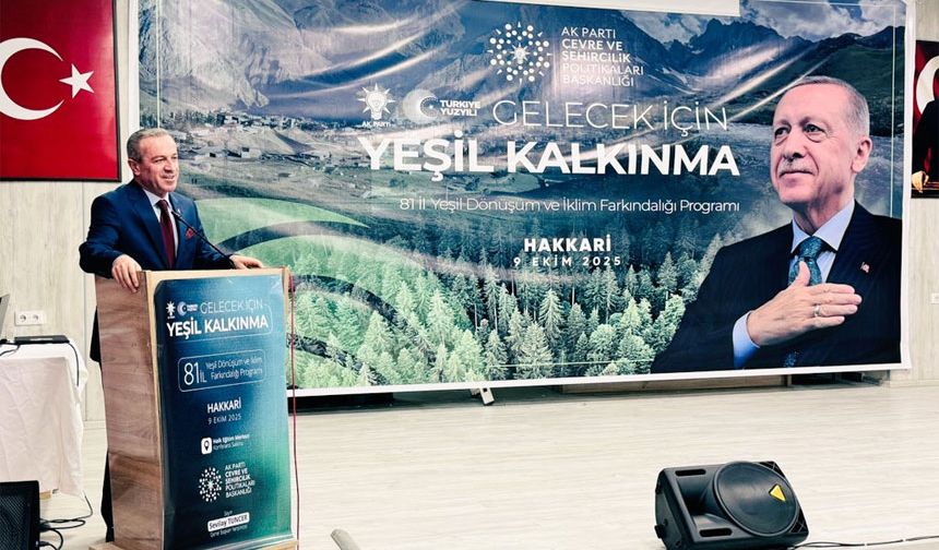 Hakkari Ak Parti'den 'Yeşil Dönüşüm' etkinliği
