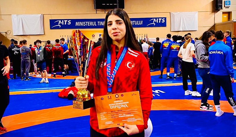 Şeyda Salim’den Balkan Üçüncülüğü