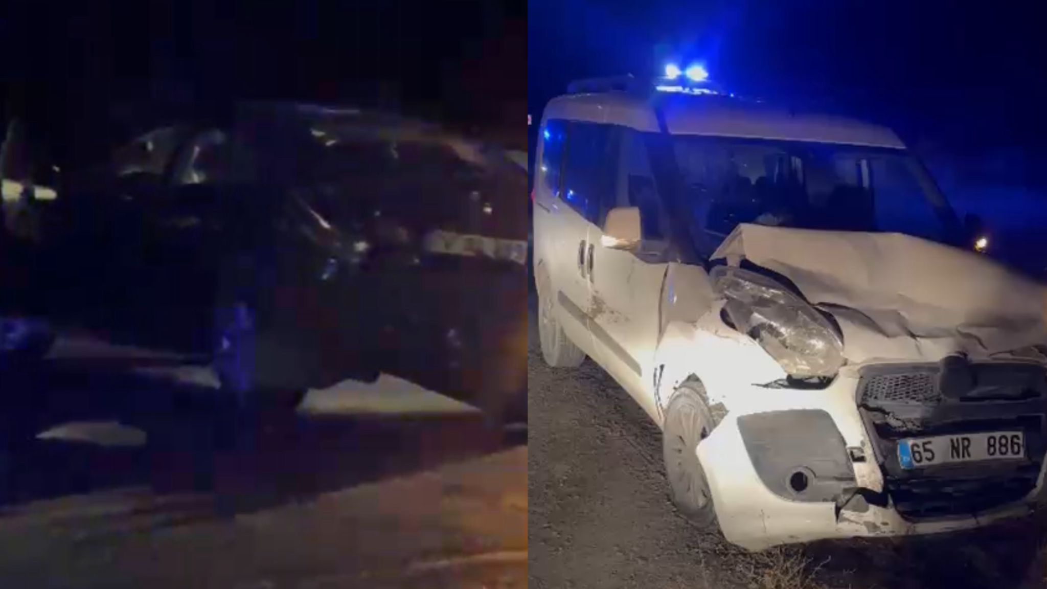 Hakkari’de trafik kazası: Yaralılar var