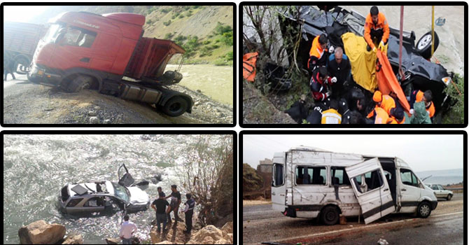Trafik kazasının en az olduğu il Hakkari!