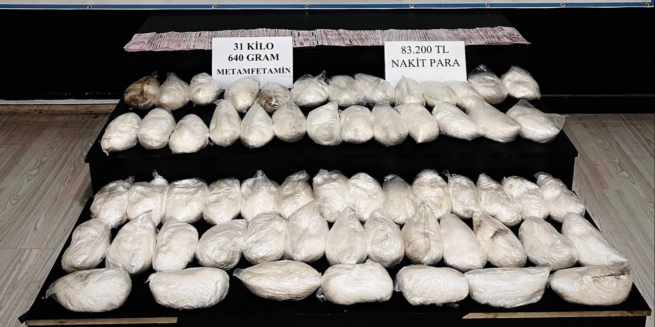 31 kilo uyuşturucu ele geçirildi