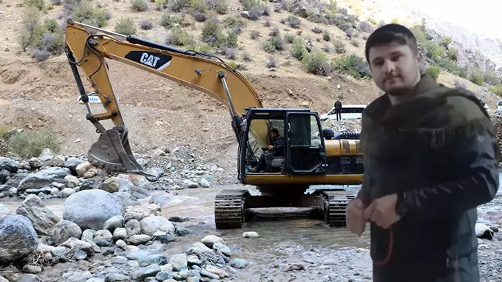 Yüksekova Avaşin Deresi'nde kaybolan İbrahim'in arama çalışması sürüyor