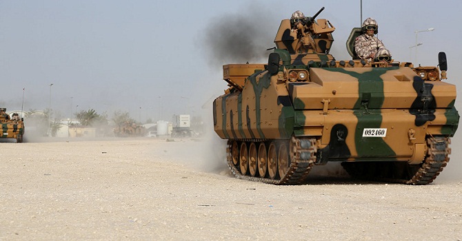 '23 Türk askeri 5 zırhlı araçla Katar'da'