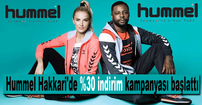 Alışverişin tek adresi hummel Giyim mağazası %30'a varan indirim kampanyası başlattı