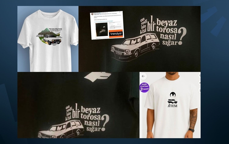 ‘Beyaz Toros’ ve ‘JİTEM’ baskılı tişörtler için karar!