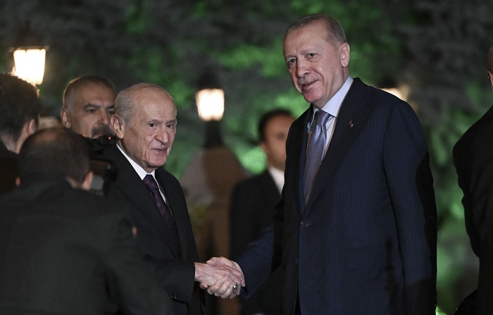 Cumhurbaşkanı Erdoğan, Bahçeli ile bir araya geldi