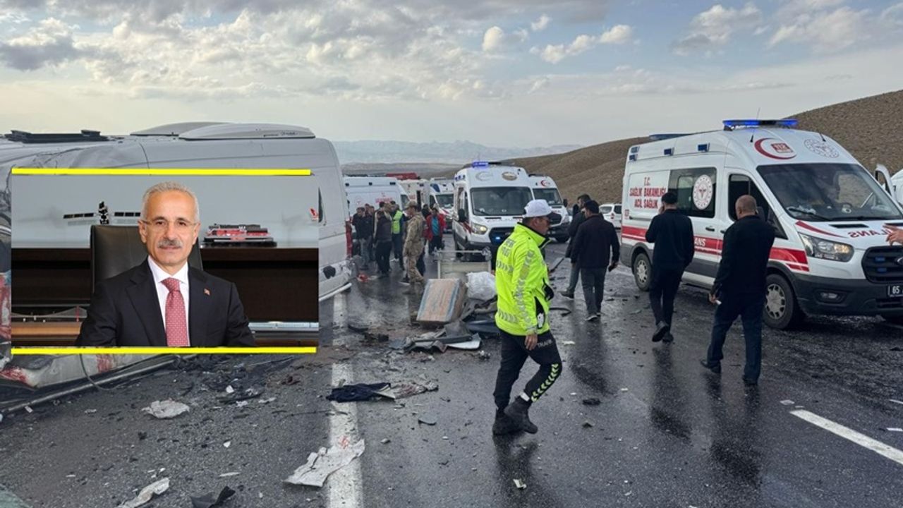 Bakandan Hakkari Van karayolundaki kazalara ilişkin açıklama