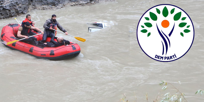 DEM Parti Hakkari İl Örgütü: Kaza İhmal Zincirinin Sonucudur