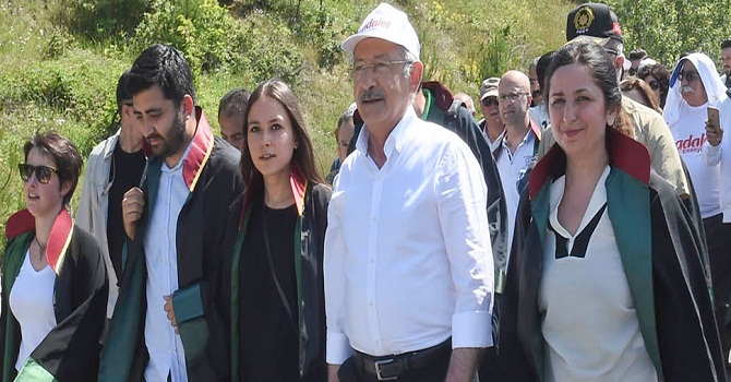 CHP'nin 'Adalet Yürüyüşü' 10. gününde