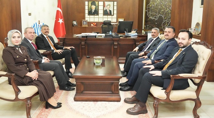 AK Parti Heyetinden Vali Ali Çelik’e Ziyaret