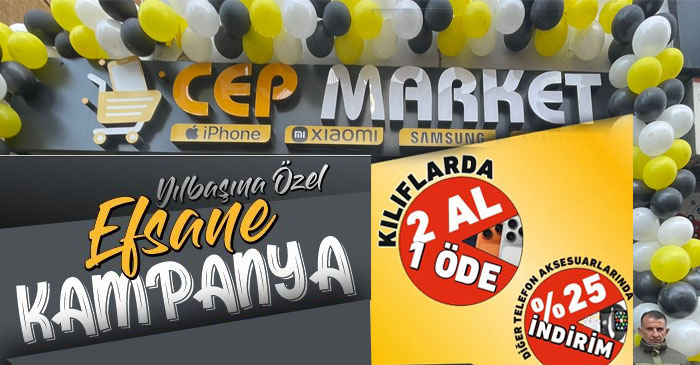 Cep Market’ten Yıl Sonuna Özel Efsane İndirim Kampanyası!