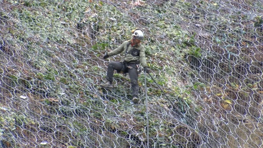 Kaya riskine karşı çelik örgülü önlem: Bizim için önce insan sağlığı