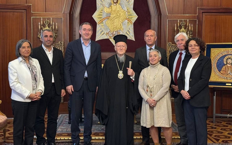 DEM Parti'den Fener Rum Patriği Bartholomeos’a ziyaret