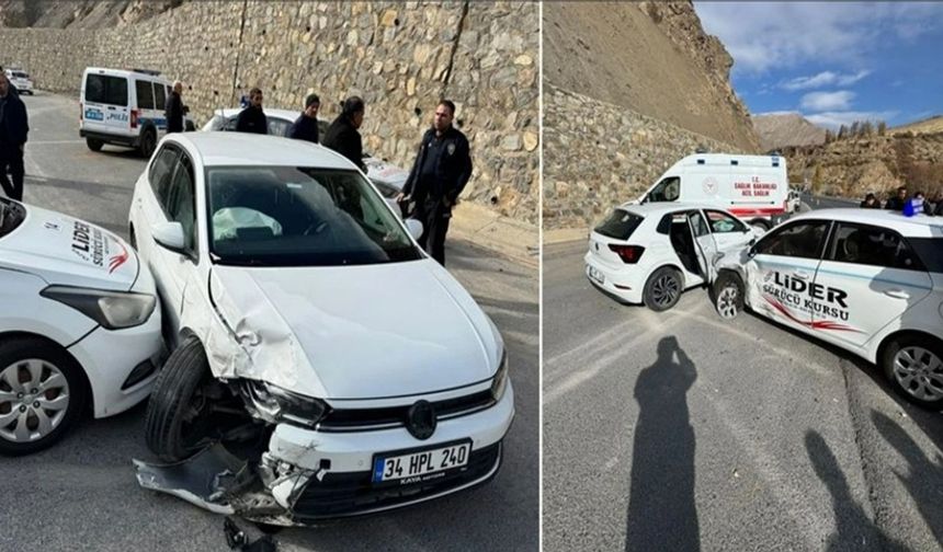 Hakkari trafik kazası : 2 yaralı