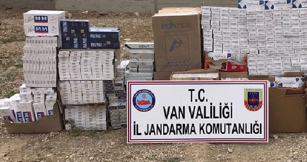 Başkale'de 18 Bin 500 Paket Kaçak Sigara Ele Geçirildi