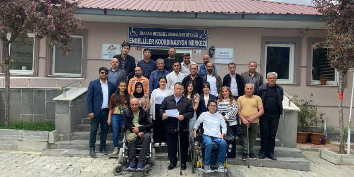 Engelli Derneklerinden Hakkari Valiliğine Teşekkür