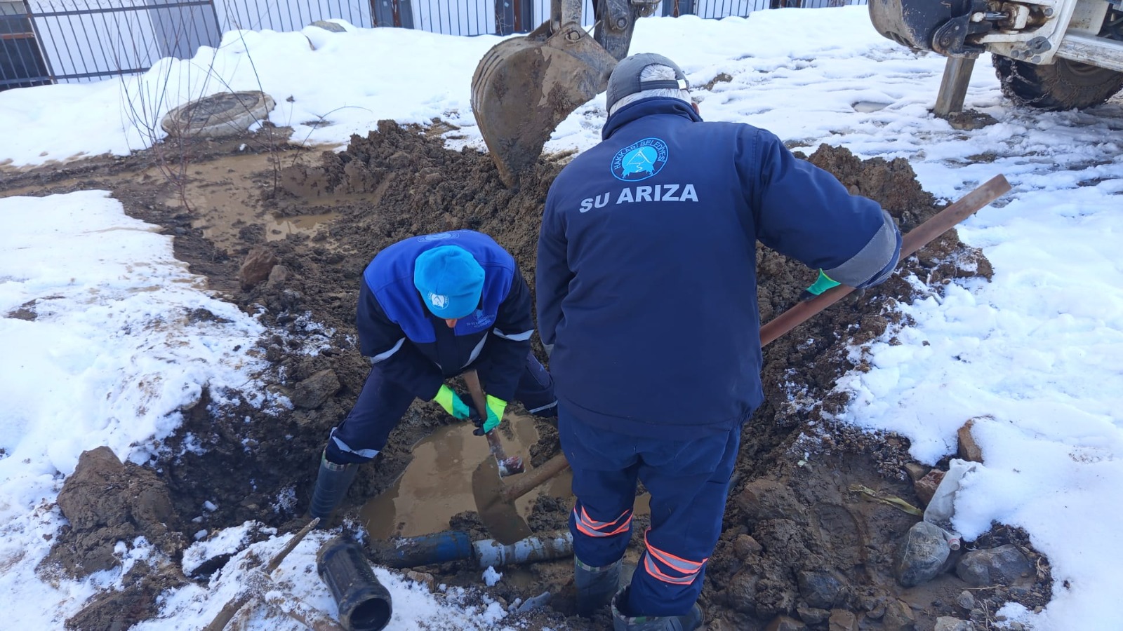 Hakkari’de Altyapı Çalışmaları Sürüyor