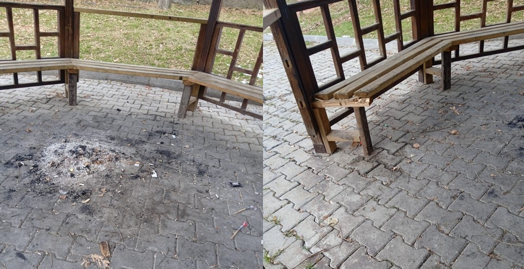 Hakkari’de Parklara Zarar Veren Olaylar Artıyor