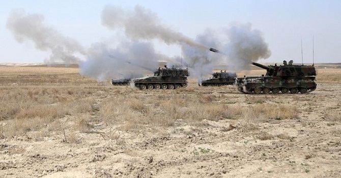 TSK, Afrin'deki YPG mevzilerini vurdu