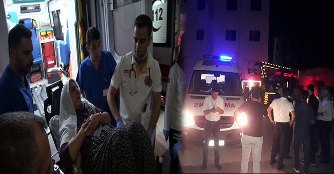 Düğün salonunda yangın: 12 kişi zehirlendi