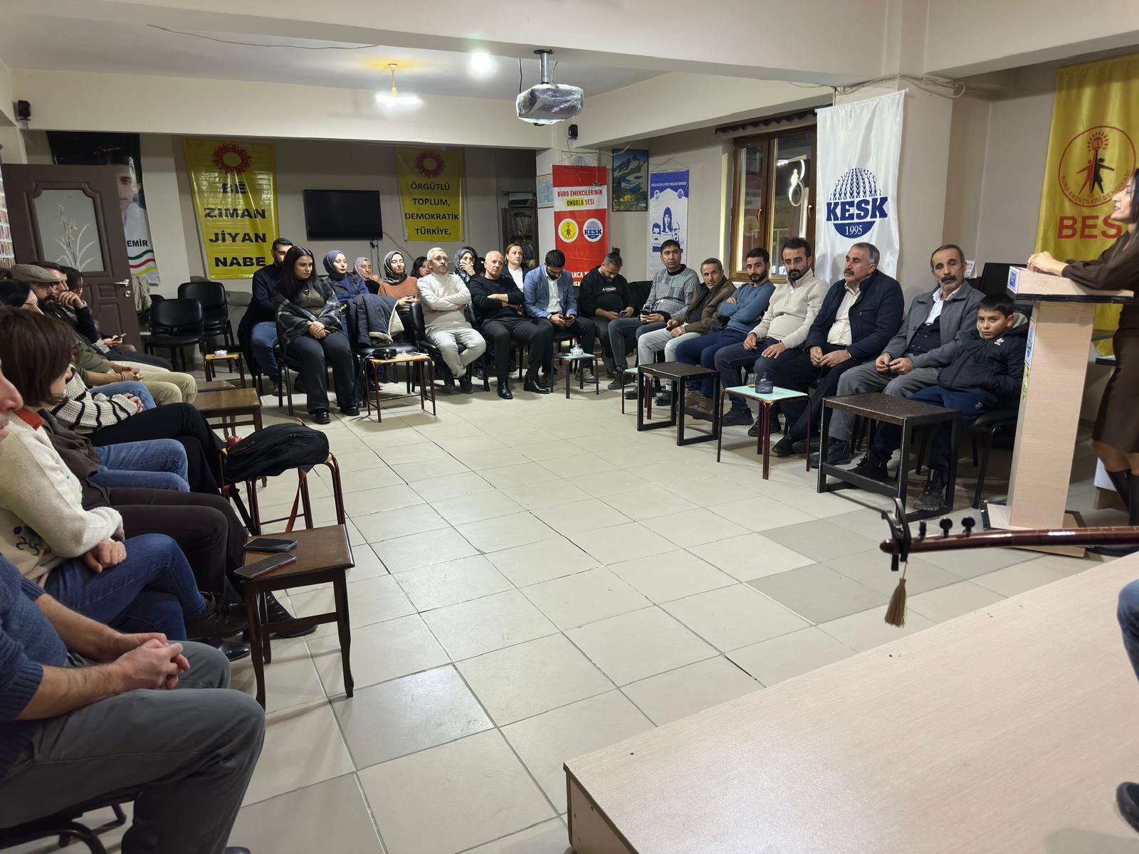 KESK’ten Hakkari’de Şeva Yeldayê Programı