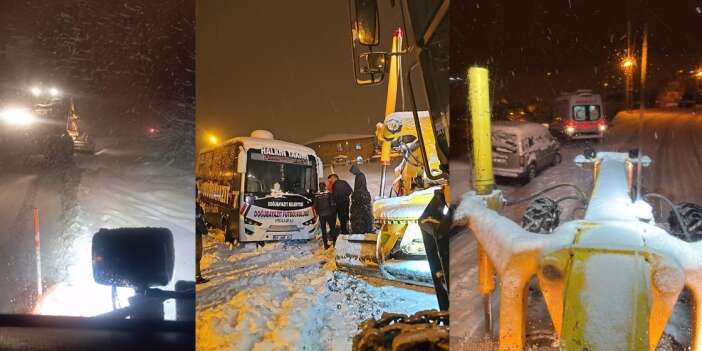 Hakkari’de Yoğun Kar Yağışı Ulaşımı Olumsuz Etkiledi