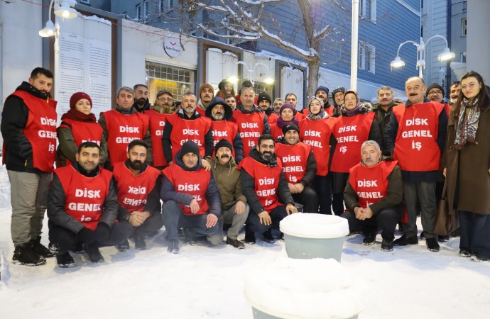 Van'da işten çıkartılan işçilerin eylemi 154’üncü gününde