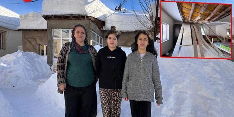 Yüksekova’da 7 Kişinin Bulunduğu Ev Çöktü