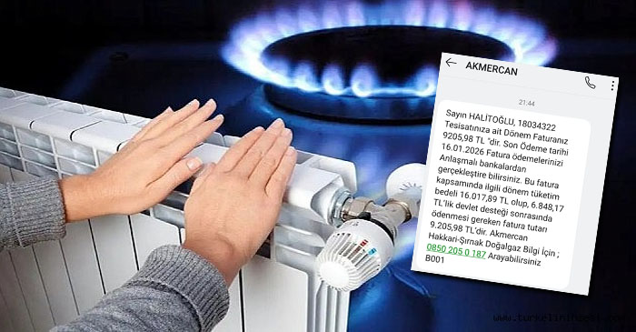 Hakkari’de doğalgaz faturaları el yakıyor: Doğalgaz faturaları 15 bin TL’yi aştı