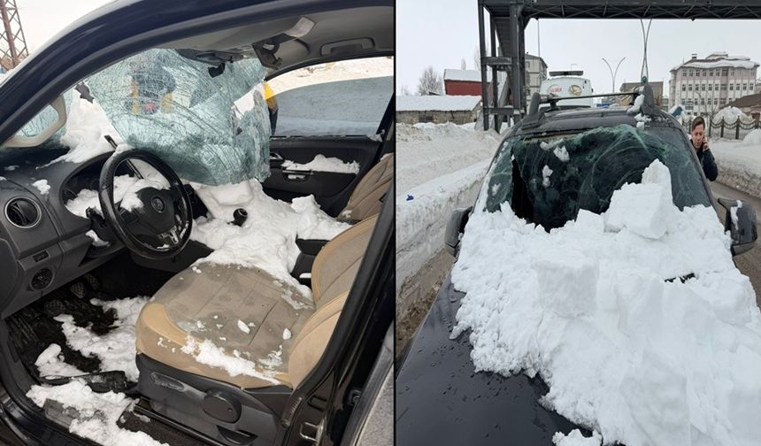 Yüksekova’da üst geçitte kar ihmali: 1 Yaralı