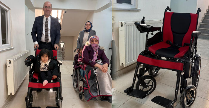 Başkan Büyüksu’dan Engelli Vatandaşlara Destek sürüyor