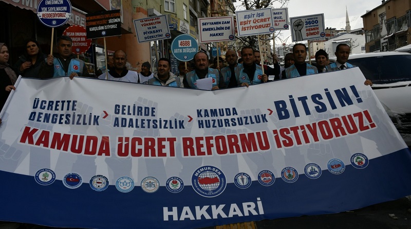 Hakkari Memur-Sen’den ücret dengesizliğine sert tepki!