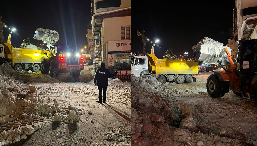 Hakkari’de 60 Bin Ton Kar Şehir Dışına Taşındı