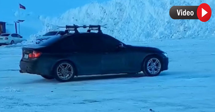 Hakkâri’de Drift Yapan Sürücüye 58 Bin TL Ceza kesildi!