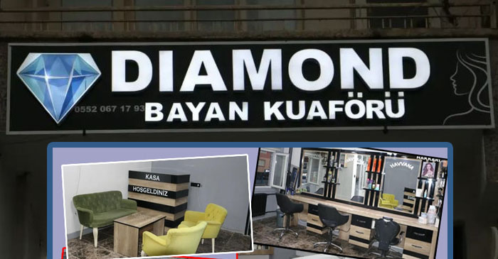 Güzelliğin Adresi: Diamond Bayan Kuaförü!