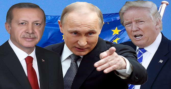 Cumhurbaşkanı Erdoğan, Trump ve Putin'le görüştü