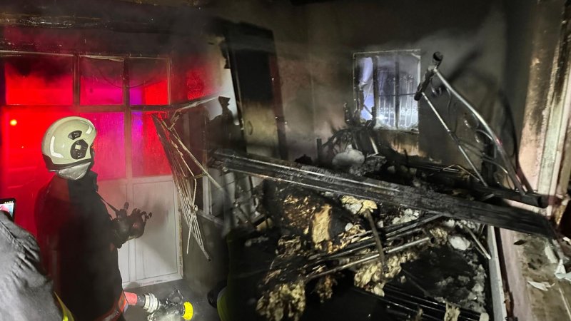 Hakkari'de Odun Sobası Faciası: Bir Ev Alevlere Teslim Oldu