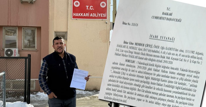 Hakkâri’de “Tefeci” İddiaları: Menduh Çiftçi Hukuki Süreç Başlattı