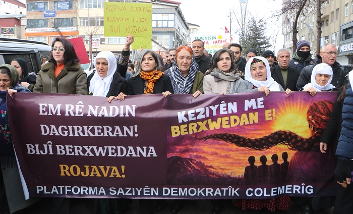 Hakkari DEM Parti’den Yürüyüş ve Basın Açıklaması