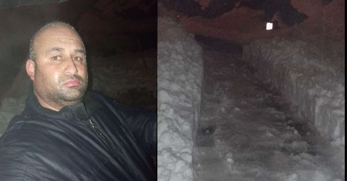 Hakkari'de Gece Boyu Kürek Salladı: Çığla Kapanan Yolu Tek Başına Açtı