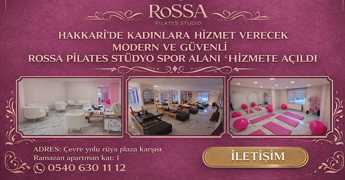 Hakkari’de Kadınlara Özel Rossa Pilates Stüdyo Açıldı