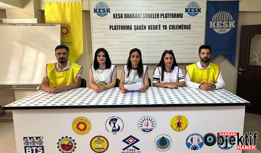 Hakkari Eğitim Sen'den ders tepkisi!