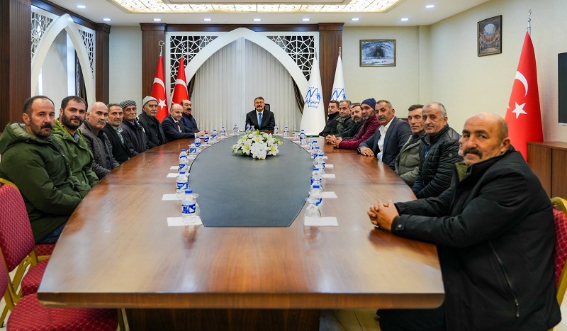Köy Heyetinden Vali Çelik’e Ziyaret