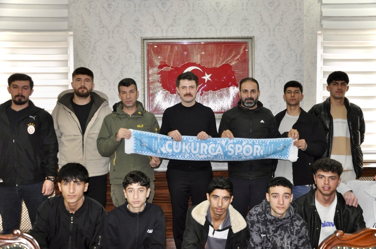 Çukurca Spor’dan Kaymakamlığa Ziyaret