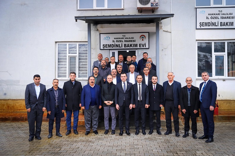 Şemdinli’de Muhtarlarla Koordinasyon Toplantısı