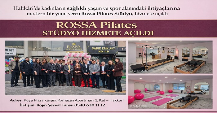 Hakkari'de Sağlıklı Yaşamın Yeni Adresi: Rossa Pilates Stüdyo