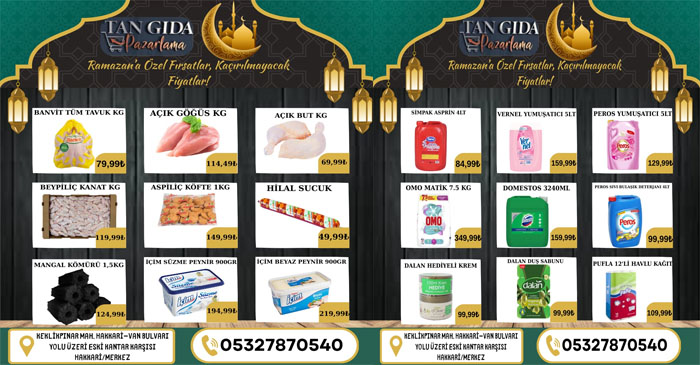 Tan Gıda & Pazarlama’dan Ramazan’a Özel Büyük Kampanya